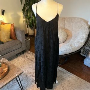 Motel Rocks Black Floral Maxi Dress